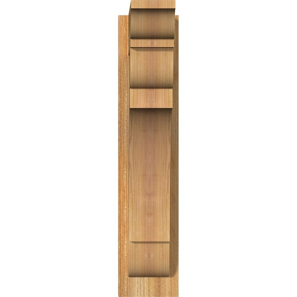 Olympic Traditional Rough Sawn Outlooker, Western Red Cedar, 6W X 16D X 28H